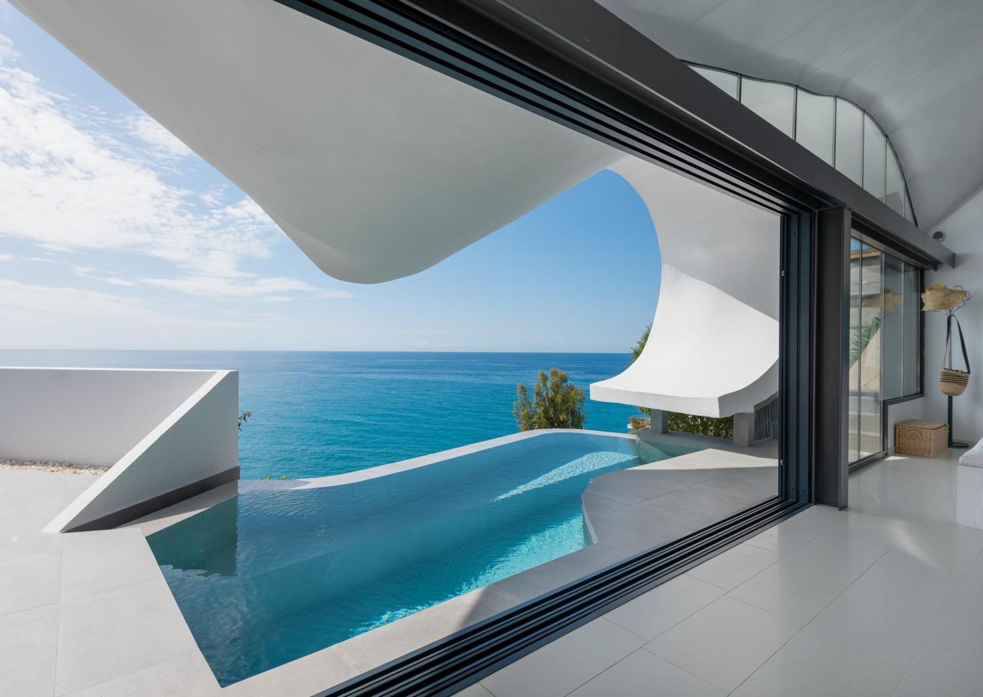 Rentitspain Casa Del Acantilado Piscina Climatizada Salobrena Luaran gambar