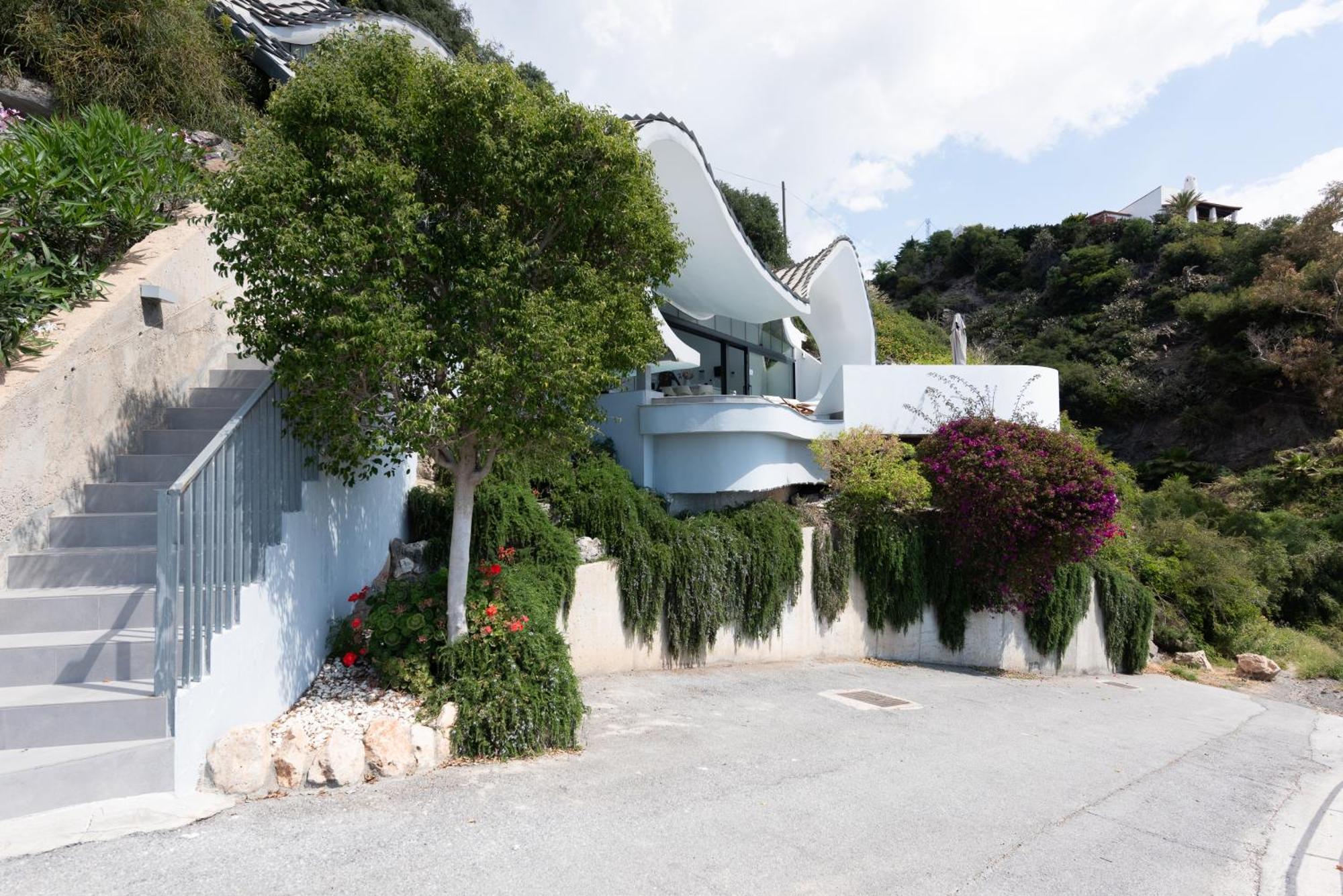 Rentitspain Casa Del Acantilado Piscina Climatizada Salobrena Luaran gambar