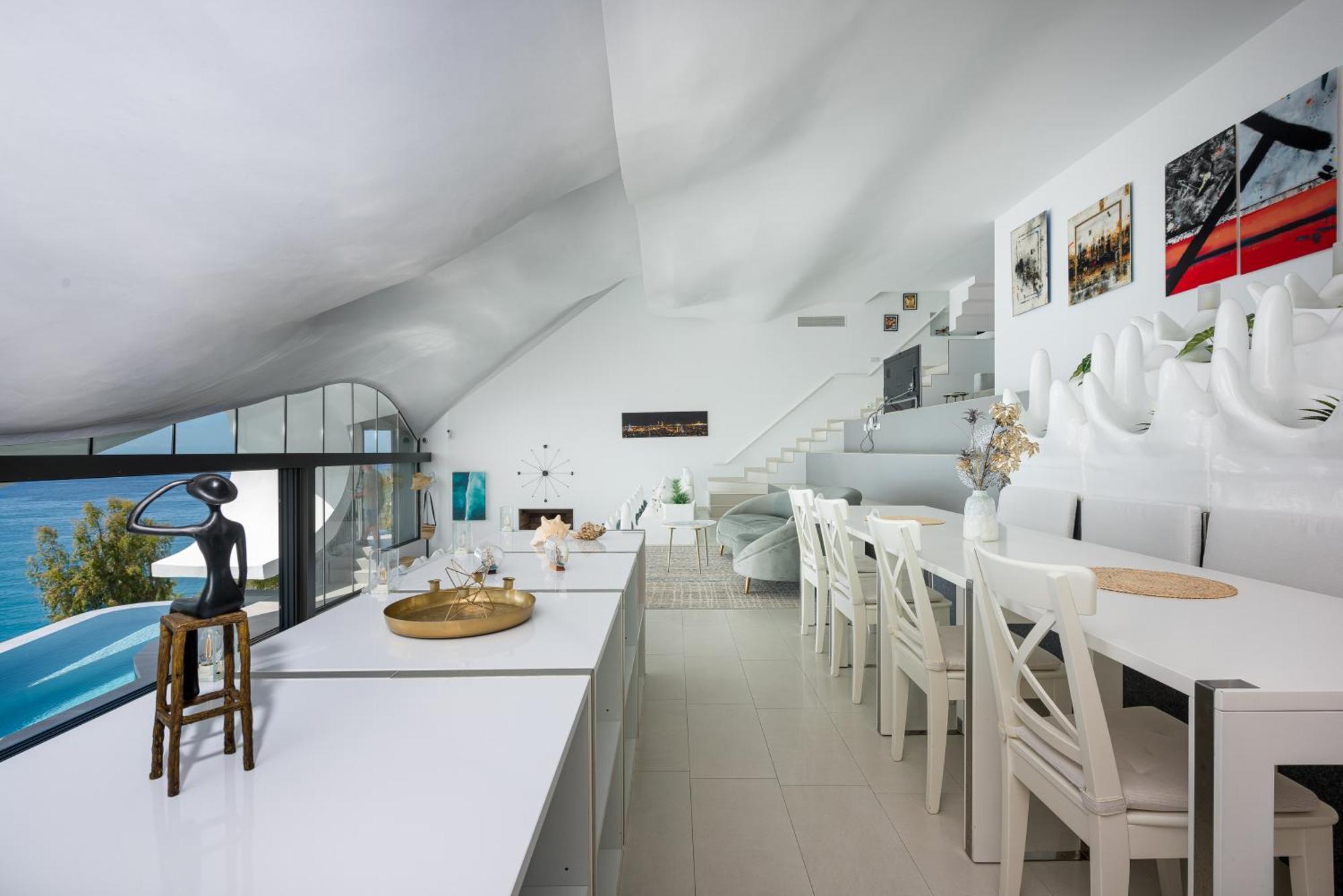 Rentitspain Casa Del Acantilado Piscina Climatizada Salobrena Luaran gambar