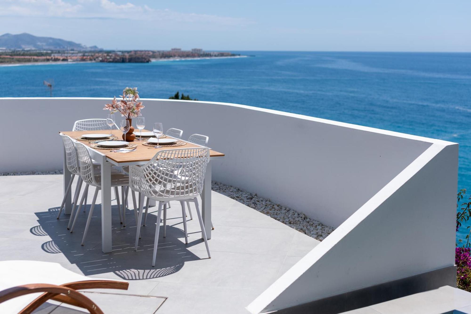 Rentitspain Casa Del Acantilado Piscina Climatizada Salobrena Luaran gambar