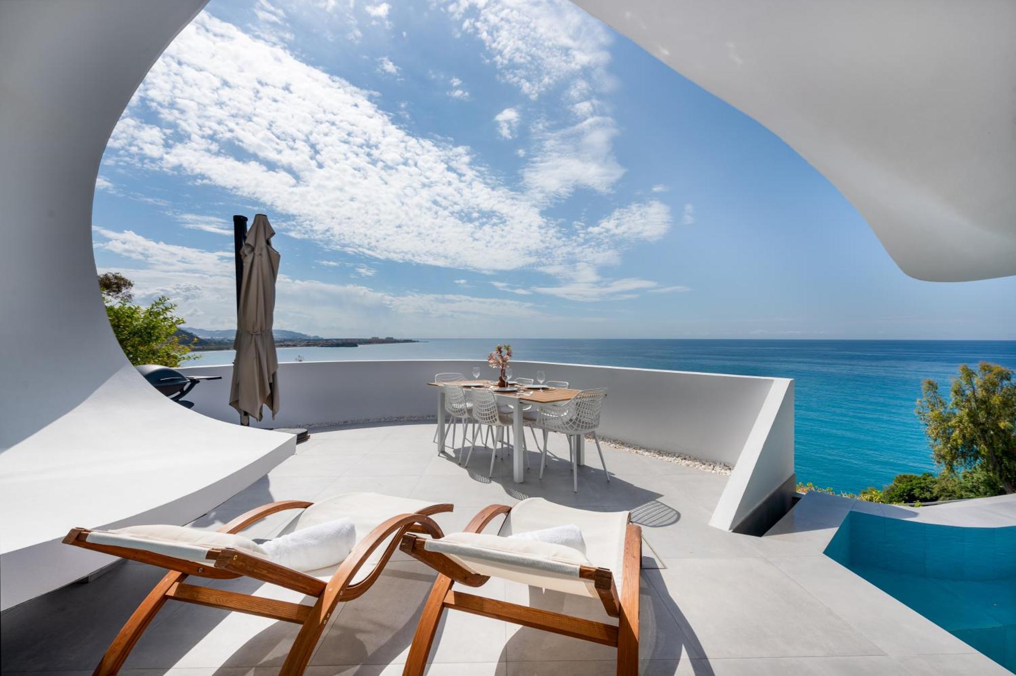 Rentitspain Casa Del Acantilado Piscina Climatizada Salobrena Luaran gambar