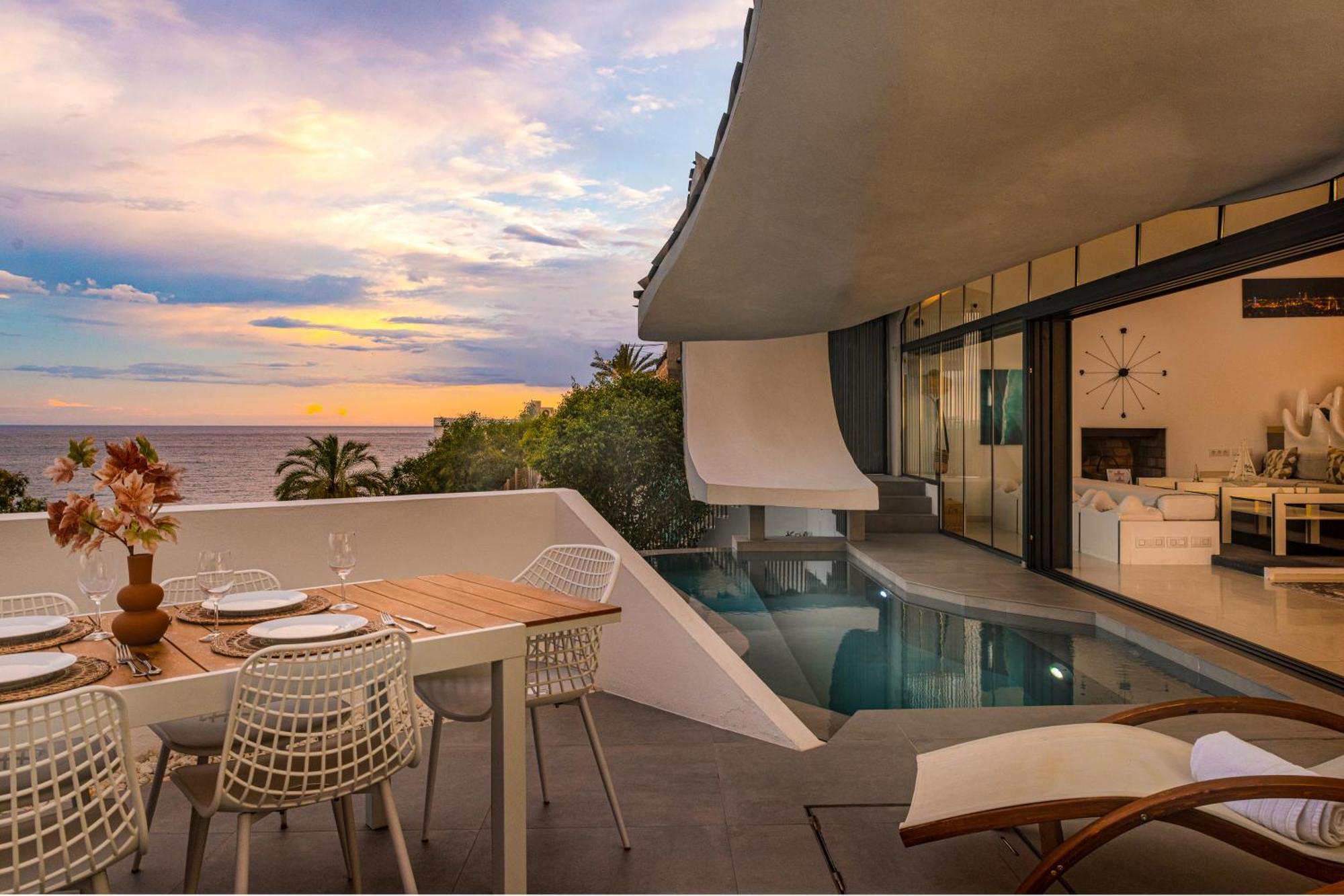Rentitspain Casa Del Acantilado Piscina Climatizada Salobrena Luaran gambar