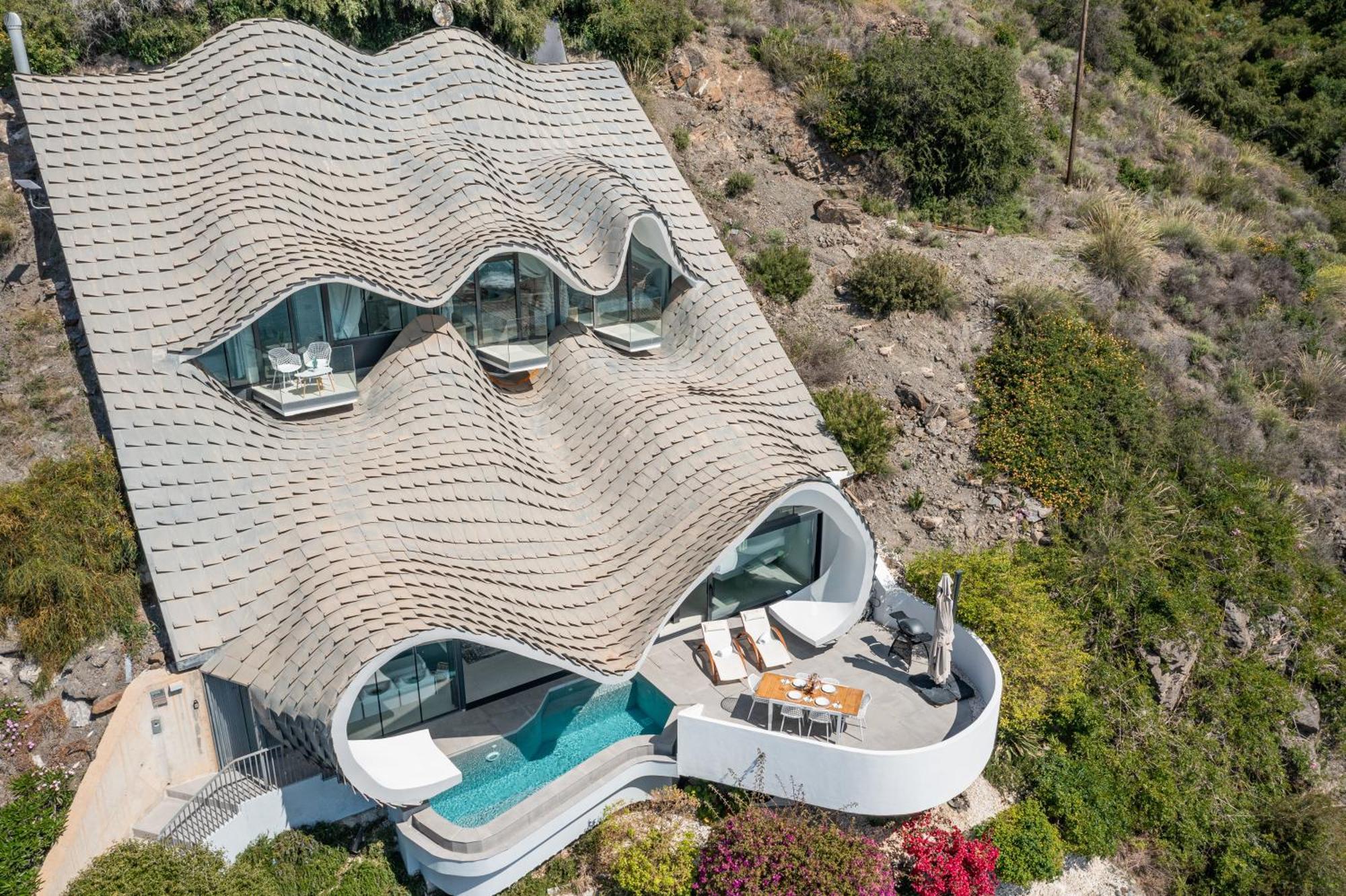 Rentitspain Casa Del Acantilado Piscina Climatizada Salobrena Luaran gambar