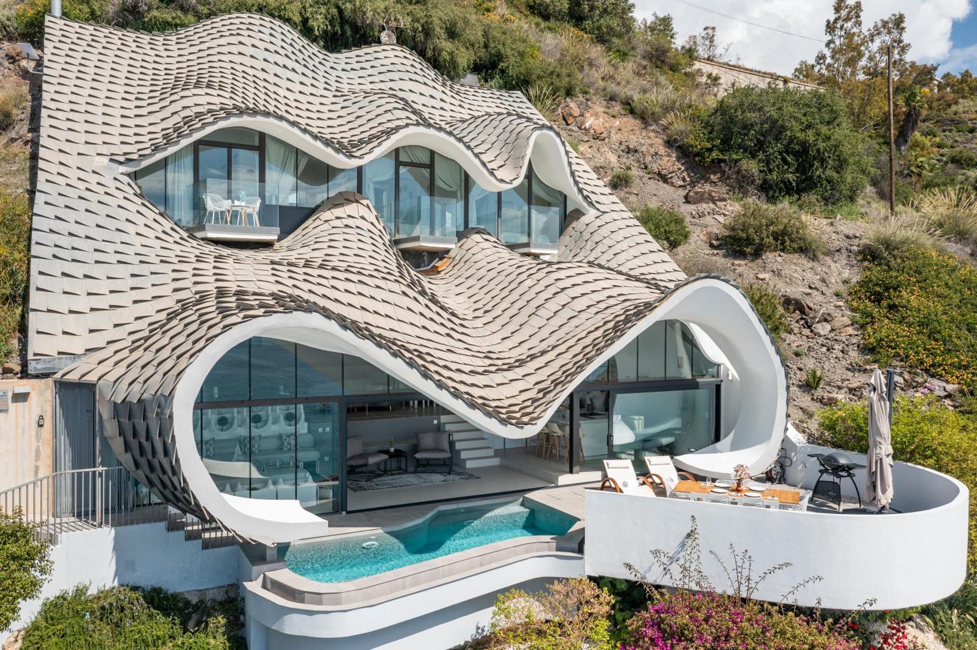 Rentitspain Casa Del Acantilado Piscina Climatizada Salobrena Luaran gambar
